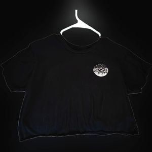 Black crap top. Size Large.